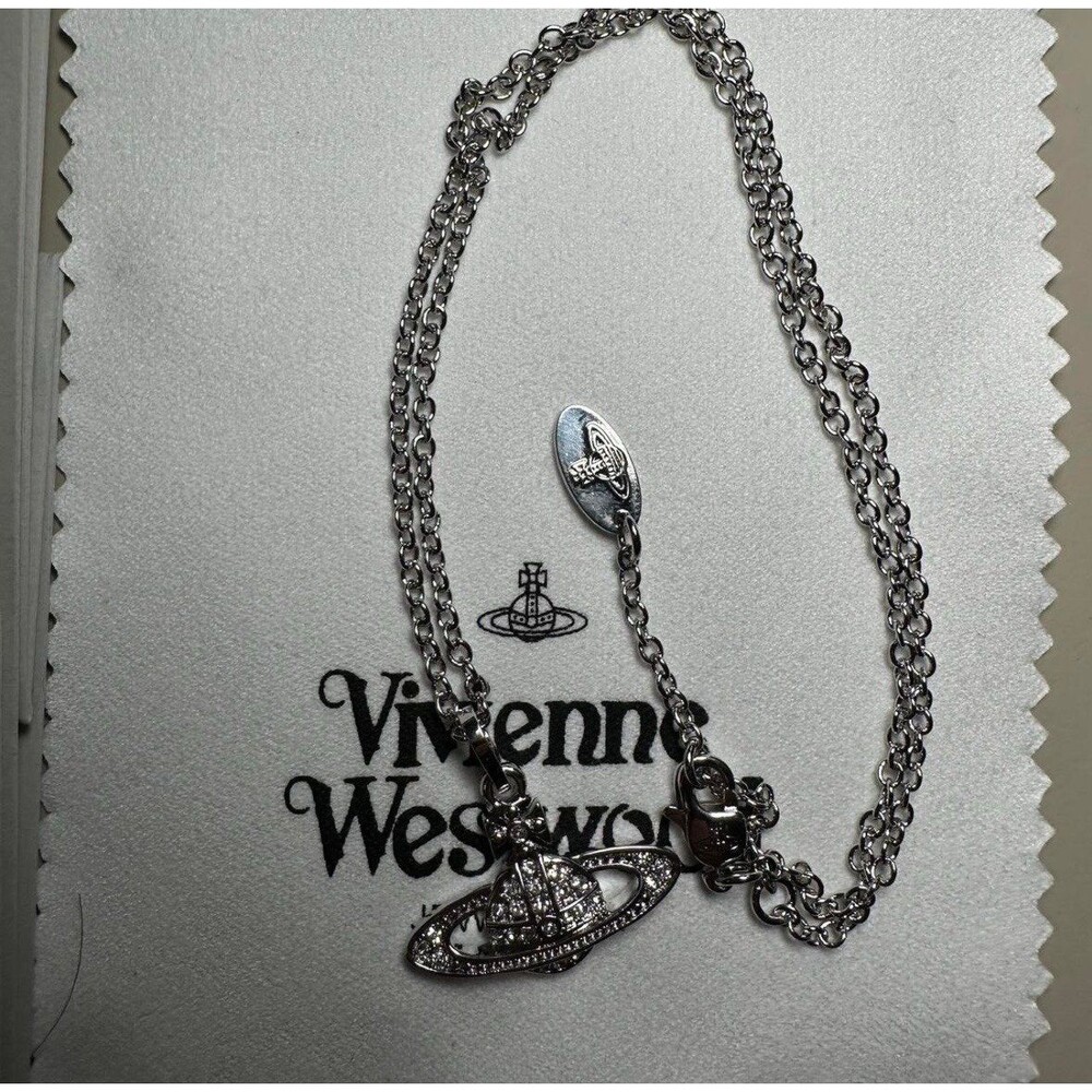 Vivienne Westwood Silver Saturn Planet Pendant